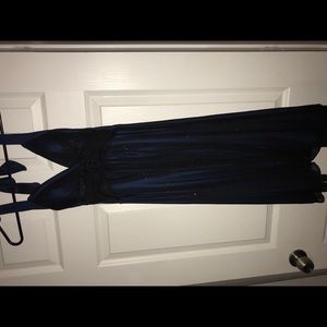 Dark blue sparkly dress